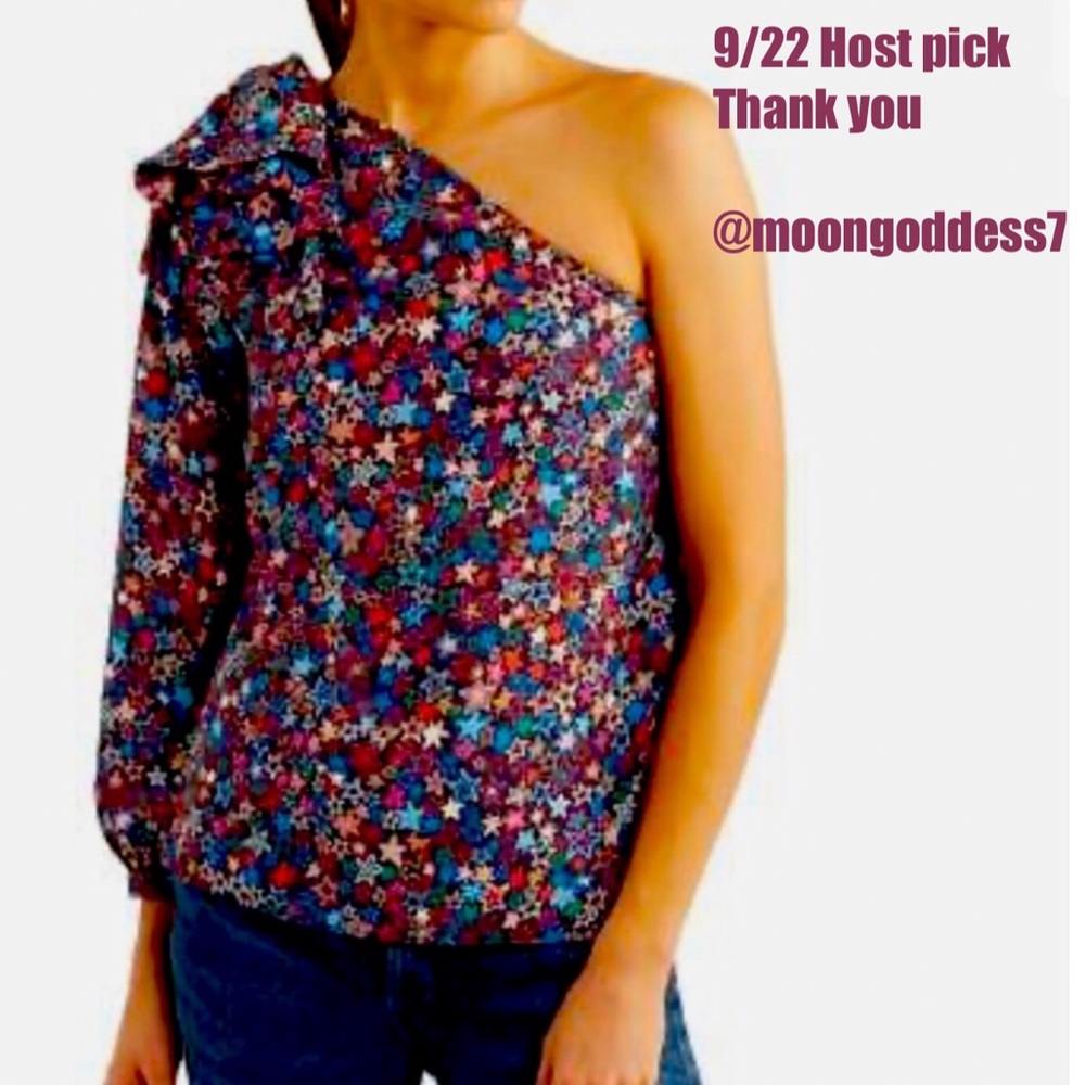 J Crew Stars Kaleidoscope shoulder Size 6 New!
